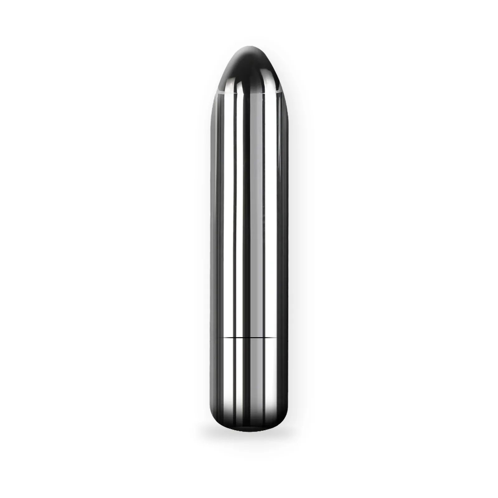 Argent Rechargeable Bullet in Polished Silver