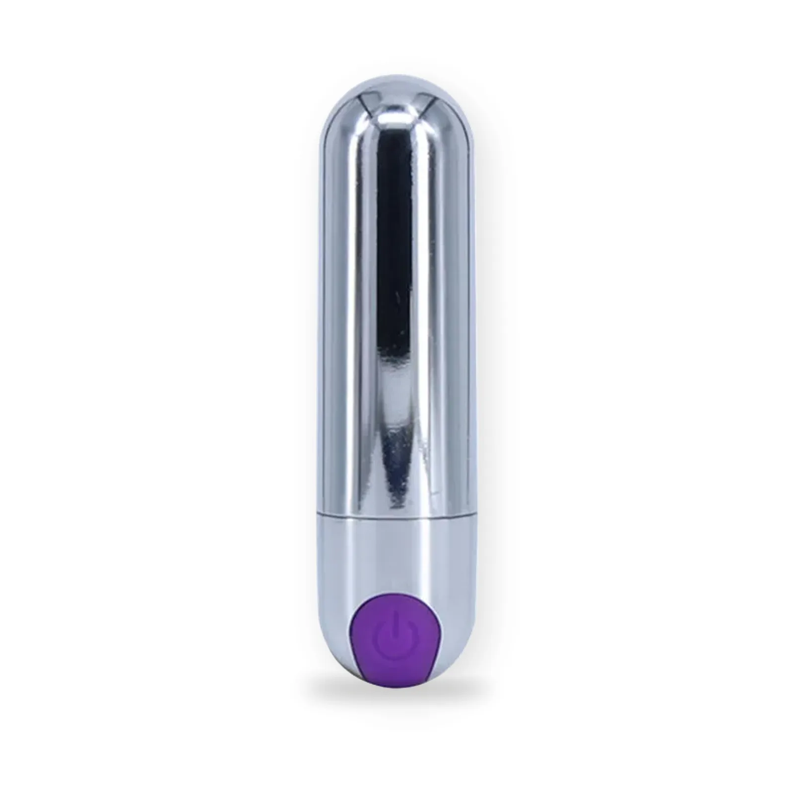 Lune Rechargeable Mini Bullet in Silver & Violet